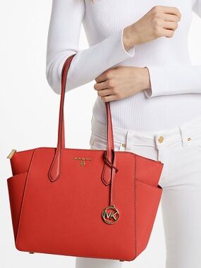 Michael Kors Marilyn Medium Saffiano Leather Tote Bag